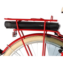 Fischer E-Bike Retro 2.0, Elektrofahrrad, rot glänzend